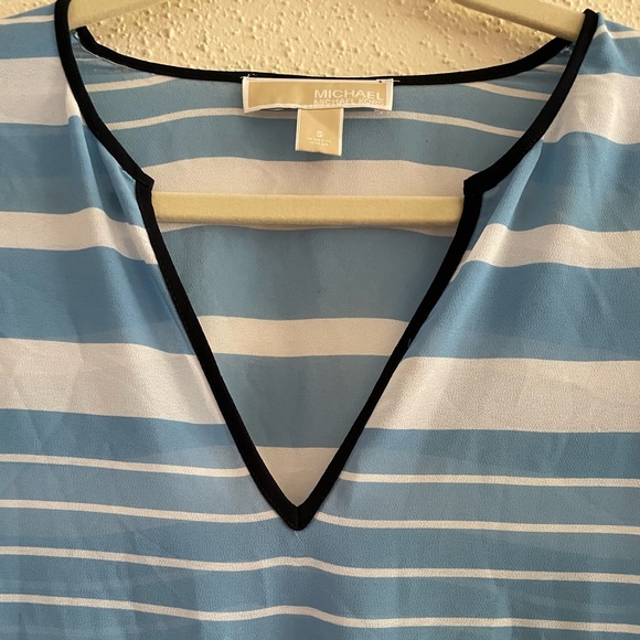 MICHAEL Michael Kors Women’s Striped Small Drawstring Tunic - Picture 4 of 12